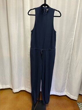 Sweaty Betty Kaya Jumpsuit in navy | size 8/10